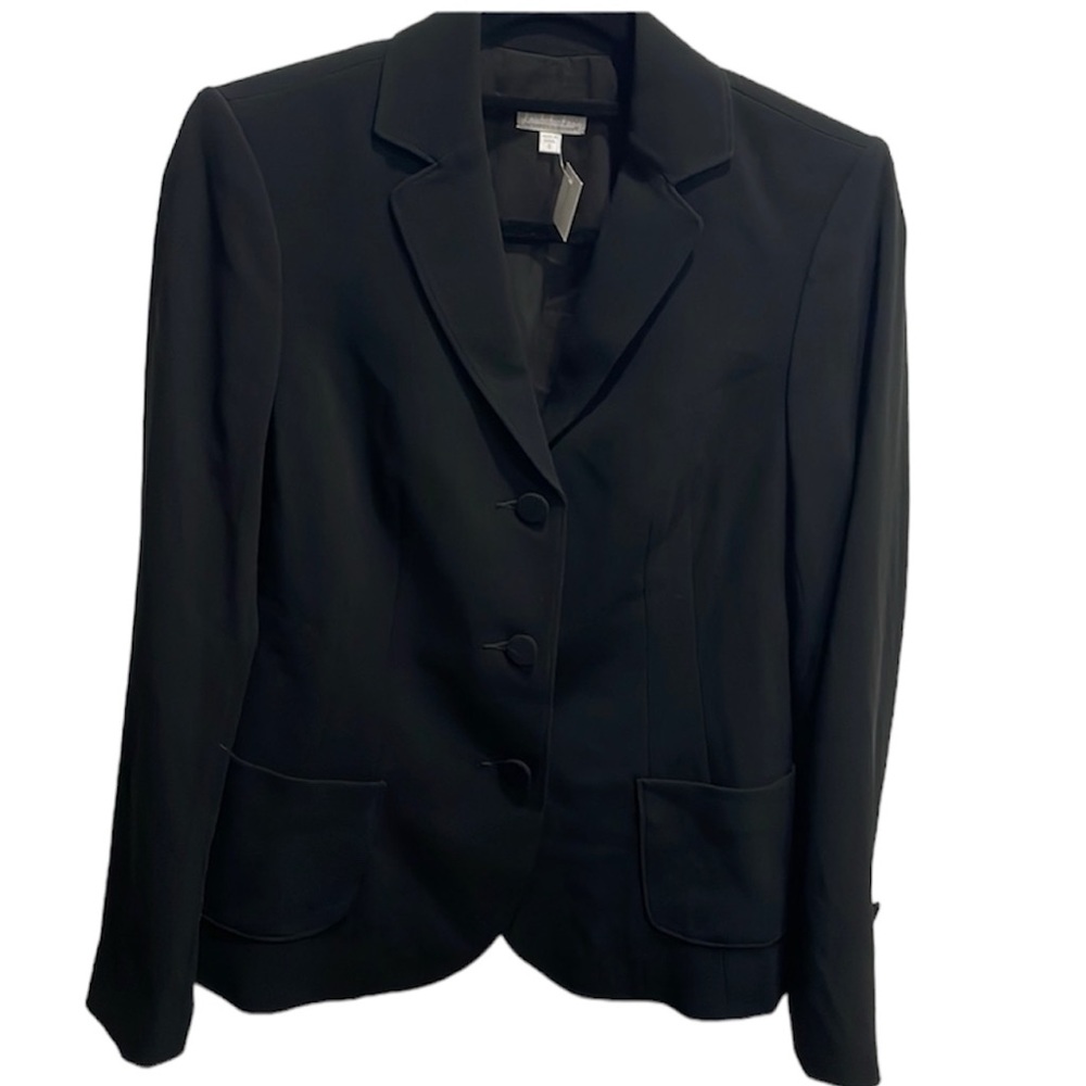 NWT Maternity A Pea in the Pod single breasted black work career blazer small